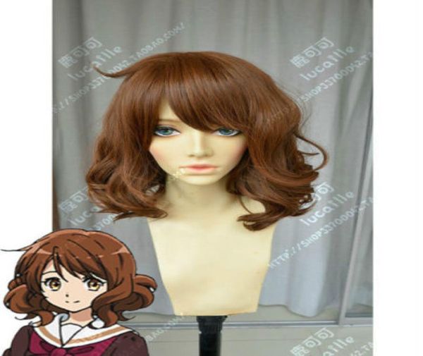 Sonore euphonium oumae kumiko médium rinka haircut cosplay fête wig hair8558720