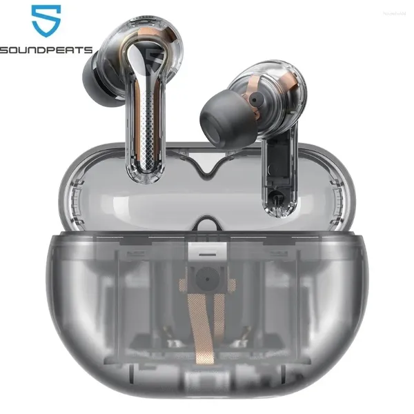 Écouteurs sans fil SoundPEATS Capsule3 Pro avec haute résolution et LDAC 43dB hybride ANC Bluetooth 5.3 écouteurs 6 micros Total 52 heures