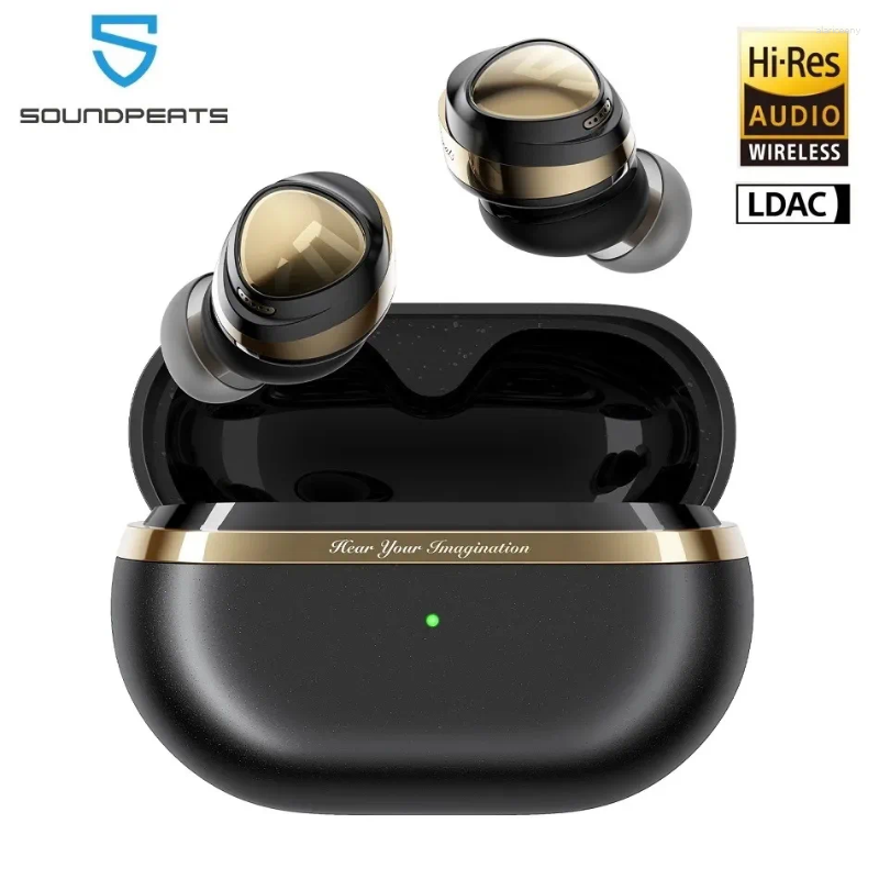 Soundpeats Opera 05 écouteurs sans fil haute résolution avec son stéréo Hi-Fi Audio LDAC hybride ANC Bluetooth V5.3 écouteurs ENC double micros