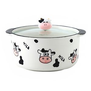 Soep Stock Pots Bowl Bowls Keramische soep Noedel Serveer aardewerk Ice Microwavable LIDSCONTAINERS COREAL CREAM SALAD Ramen Dessert Miso Breakfast a HDH 221203