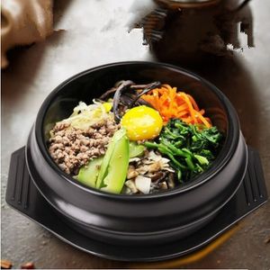 Soep bouillon potten klassieke Koreaanse gerechten sets dolsot stenen kom pot voor bibimbap keramische soep ramen kommen met professionele verpakking keramiek 221203