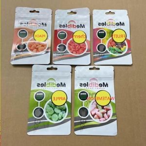 zure gummy snoep medibles verpakkingszakken 300 mg gummies mylar eetwaren watermeloen appel fruit kers perzik pakket verpakking zak groothandel Apeo