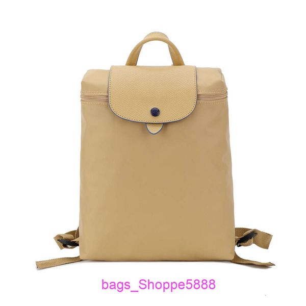 Source High French Brand 70th Conmemorativo Doble Hombro Nylon Bolsa Impermeable Plegable Casual Mochila Ligera