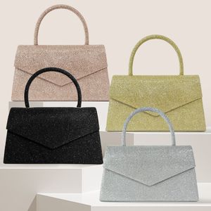 De nieuwe kant-en-klare grensoverschrijdende grensoverschrijdende e-commerce dameshandtas van de bronfabrikant, kleurrijke glitter Fashion Evening Bag