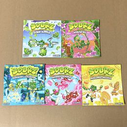 Sourz Sour Gummies Packing Bags 600mg Apple Mylar EDBELS HERVALABLE PAKKAARS PACKAGES VAKTAG LEEG PACK -pakket