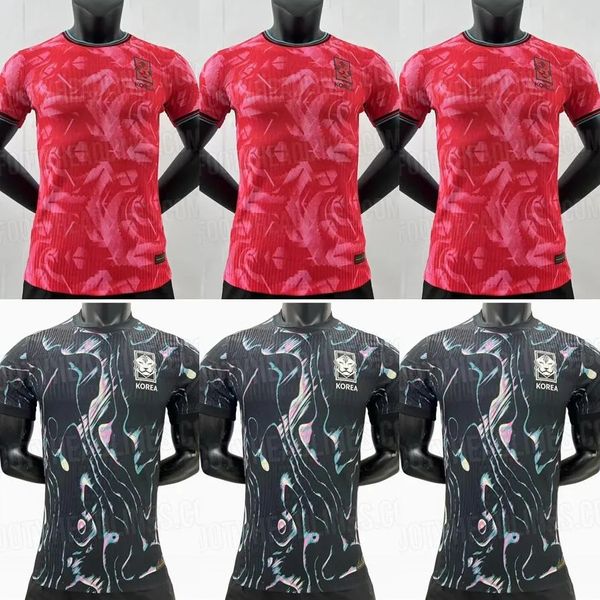 Sur 2024 camisetas de fútbol hogar lejos Corea SON HWANG KIM HWANG LEE JEONG SUNG KWON 2023 JERSEY CAMISETAS DE FÚTBOL niños rojo 23 24 set fult kits 666