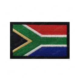 Patch de la bandera de Sudáfrica Patch PVC PVC Patches nacionales emblemados Badres decorativos aplicados para la chaqueta de mochila de ropa