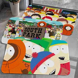 Alfombrilla de baño South Cartoon Park, Felpudo de estilo nórdico para el hogar, alfombrillas para baño, alfombrillas para dormitorio, Alfombra T230519