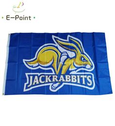 South Dakota State Jackrabbits Flag 3*5ft (90cm*150cm) Polyester vlagbannebanner Decoratie Flying Home Garden vlag Feestelijke geschenken1804774
