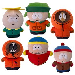 South North Park – jouets en peluche courts, poupée en peluche de dessin animé, figurine moelleuse, cadeau, jouets pour enfants et adultes