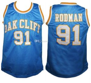 South Oak Cliff High School Dennis Rodman #91 Retro Basketball Jersey heren ED Custom Number Name Jerseys