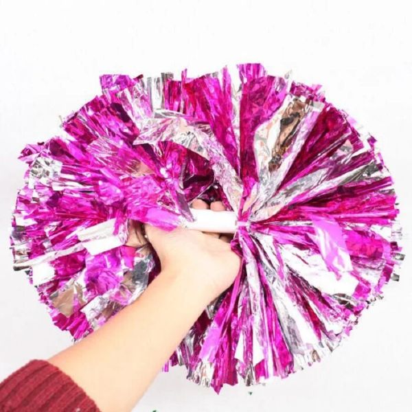 Souvenirs Game Cheerleader Cheerleading pom pom pom-pom girl pompoms applaudir pom majorttes à main fleurs aérobic balles sportives objets pour 2pc