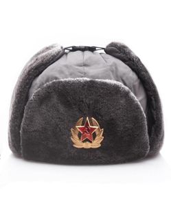 Sovjetunie badge Lei Feng Hat Waterdichte buitenhoeden voor mannen vrouwen verdikte oorbeveiliging Russische warme hoed 2302104684308481
