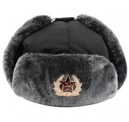 Union soviétique Badge CCCP LEI Feng Feng Proof d'oreille CAP Men de l'oreille et femmes en plein air Russian Warm Hat3590008