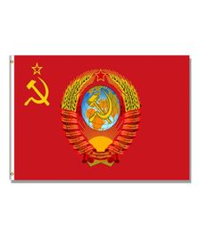 Union soviétique CCCP URSS Russia Flag 3x5 personnalisé 3x5 High Quality Printing All Country 150x90cm Advertising 1362633