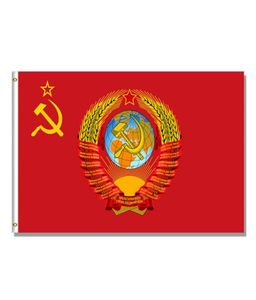Unión Soviética CCCP USSR Russia Flag 3x5 Custom 3x5 Impresión de alta calidad colgando todo el país 150x90cm publicidad 9551858
