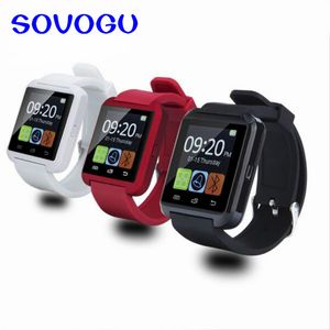 Sovo SG72 polshorloge voor voor telefoon 4 / 4S / 5 / 5S / 6 en SAM SUNG S4 / NOTE / S6 HTC Android Telefoon U8 SmartWatch