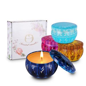 Cougie parfumée à la cire de soja avec plante Constellation Cougies Set Candle Pack de 4 gros