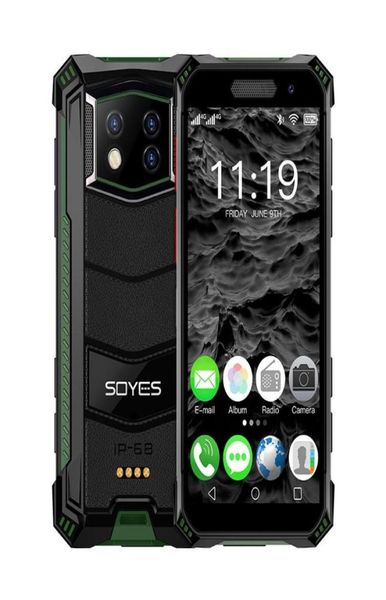 Soyes S10MAX 4G LTE Desbloqueado con cara Teléfono inteligente con huella digital 4GB 64GB 128GB 3800mAh Mini teléfonos móviles NFC PTT Impermeable Androrid Mobil7460425