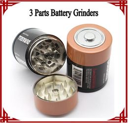 SP NOUVEAUXE GRINDERS BATURES 3 Pièces Couches de brouillard métallique Herbe Grinder en alliage zinc Grider Dry Herbal vs Sharpstone Grinde3975578