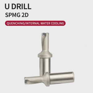 SP Series C20 C25 C32 Bidées de forage Insert Drill Metal Drill Bits 13 mm-50 mm de profondeur 2D Indexable Machines de forage Lathes CNC Water 240418