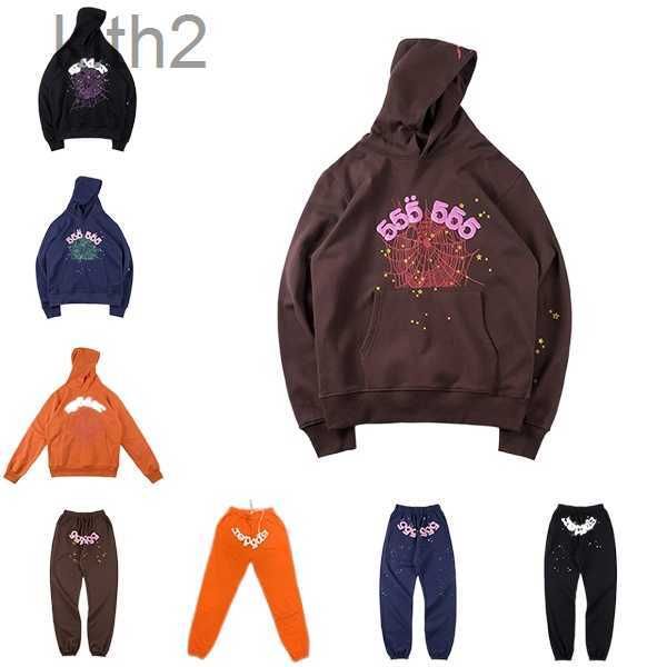 Sp5der Sudadera con capucha Young Thug Spider 555555 Sudaderas con capucha Hombres y mujeres Transporte gratuito Diseñador Impresión Web Chándal Eu S - XL 9T21 9T21