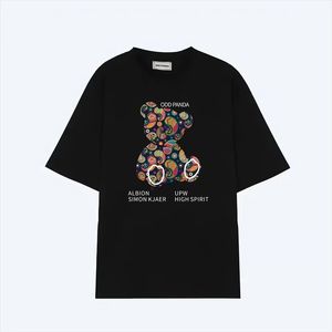 Sp5der Play Designer Summer Light Luxury Joint Hombres y mujeres Camiseta de manga corta suelta Algodón Casual Impreso Oso Ropa de dibujos animados S-3XLPD