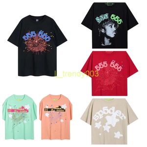 sp5der t shirt heren dames ontwerpers t shirts zwart roze wit rood groen tops man mode casual shirt spider shorts mouw kleren ol