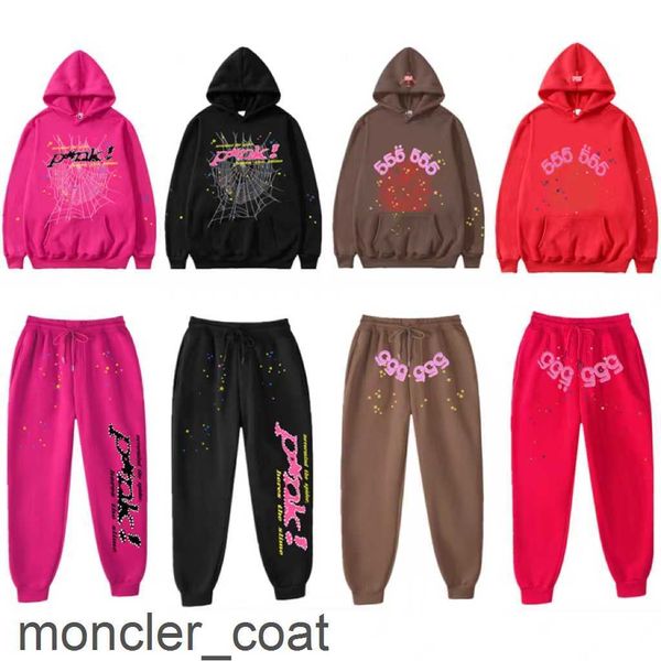 Sp5der Young Thug 555555 Pull à capuche pour homme Sweats Noir Marron Araignée Sweat à capuche Real Photo Survêtement Spider Web Pulls à capuche Sweatpa1YY1