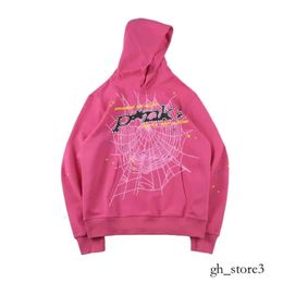 Sp5ders Hoodie Sweat à capuche Young Thug 555555 Angel Pullover Pink Red Hoodye Pantal