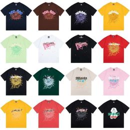 SP5DERS T-shirt Designer 55555 Tee T-shirts de mode de luxe T-shirts Brand Web à manches courtes Young Thub Summer Tshirt Mens and Womens