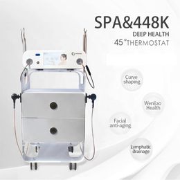 SPA448K Indiba Vetverwijdering Afslanksystemen Bevordering Cel Regeneratie Temperatuurregeling RET Tecar Therapie Vorming RF Instrument Beauty Machine