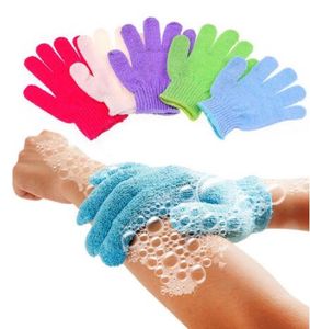 Spa Bath For Peeling Exfoliating Mitt Glove For Shower Scrub Gloves Resistance Body Massage Sponge Wash Skin Scrubber Free Shipping