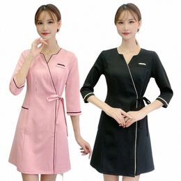 Spa Massage Esthéticienne Uniforme Femmes Beauté Sal Uniforme Waitr Beaux Uniformes Cliniques Pour Femme Feamle Dr AS553 i9W8 #