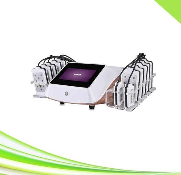 Spa salon clinique 14 tampons laser diode lipolyse perte de poids minceur laser lipo machine