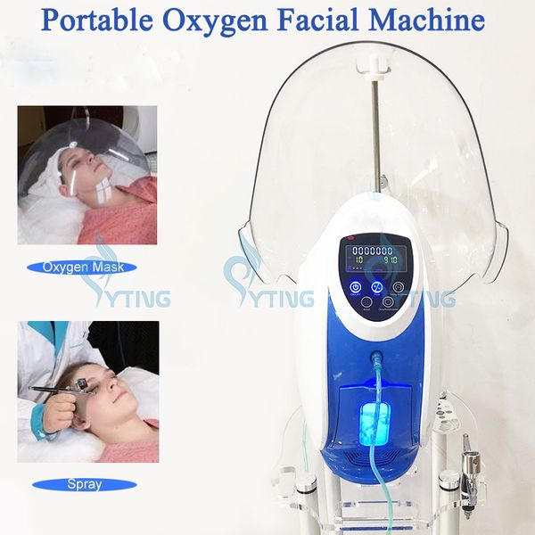 O2toderm Oxygène Machine Faciale Appareil De Thérapie Du Visage Masque Facial Rajeunissement De La Peau Jet D'eau Peeling Portable Multi-Fonctionnel