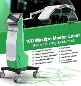 SPA gebruik afslanken Pijnloze vetverwijdering 10D roterende groene laserlichten Laag niveau lasertherapieapparatuur HengChi Afslankende schoonheidsmachine