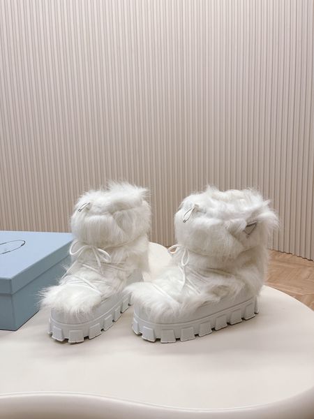 botas espaciales Botas de esquí Botas para la nieve Botas cálidas Botas con plataforma Botas con punta redonda Botines Mujer Diseñador de lujo Zapatos de moda Fábrica Tamaño de zapato 35-41