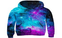 Space Galaxy Hoodies Meisjes Jongens Bovenkleding 3d Merk Kleding Sweatshirt Met Capuchon Herfst Trui Tops 5 7 9 11 Jaar kinderkleding T1914334054