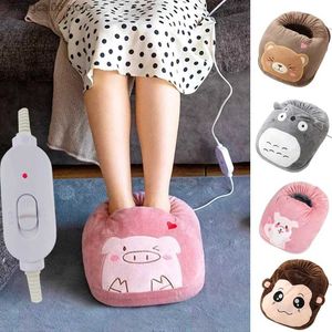 Chauffe-espace Chauffe-pieds 3 modes Température constante Économie d'énergie Coussin chauffant électrique sûr et lavable Rechargeable Chauffage chaud des pieds T231216