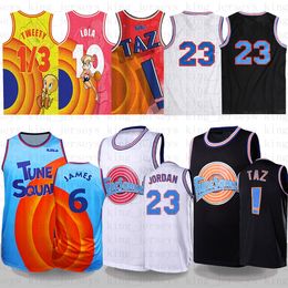 Space Jam 2 Basketbal Jersey Bugs Bunny Lebron Michael D.Duck! Taz 1/3 Tweety 22 Bill Murray 10 Lola J7 Runner enerse James X1