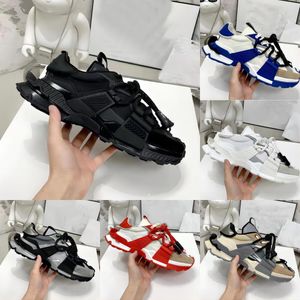 Zapatillas de deporte de material de costura espacial 3M zapatos de papá de cuero reflectante Zapatillas de deporte de gamuza de diseñador de lujo ADN explosiones modernas de otoño e invierno