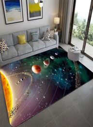 Space Universe Planet 3d Planchers Carpet salon de grande taille Flanelle Soft Bandroom Tapis pour enfants Boys Toilet Mat à toile de toilette 2012124333935
