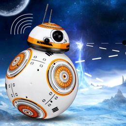 Space War BB8 – Robot télécommandé Intelligent, jouet de danse, balle rotative avec patrouille légère, jouet dévastateur d'étoile pour garçon, Kit de modèle de jouet Robot, figurine d'action, jouets pour enfants