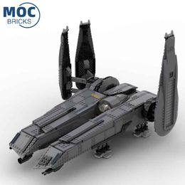 Space War Movie Series Model Battlehip Model Rogue Shadow Warship Assembly Blocs Blocswings Set DIY Children's Toys Cadeaux de Noël