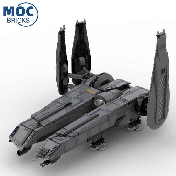 Space War Movie Series Model Battlehip Model Rogue Shadow Warship Assembly Blocs Blocswings Set DIY Children's Toys Cadeaux de Noël