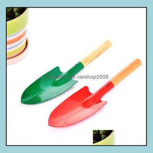 Herramientas de jard￭n de palas de pala Home Mini Gardening Colorf Metal Peque￱as palas peque￱as Garden Hardware-Spade Digging Dhstj