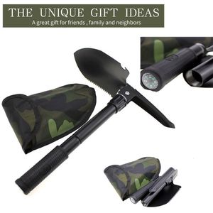 Spade Pelle Multi-usages En Plein Air Militaire Portable Pliant Camping Pelle Survie Camping Spade Portable Multitool 230714