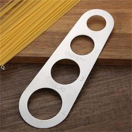 Spaghetti Measure gereedschap Gemakkelijke componentbesturing Keukenaccessoires Pasta Ruler Maatgereedschap Roestvrij staal kookbenodigdheden BBB14339