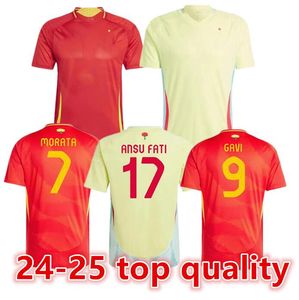 SPANJE 24 25 Voetbalshirt MORATA FERRAN ASENSIO 2024 Euro Cup Spaans Nationaal Team Voetbalshirt 25 Heren Kindertenue Set Thuis Uit Camisetas Espana RODRI OLMO ANSU FATI66